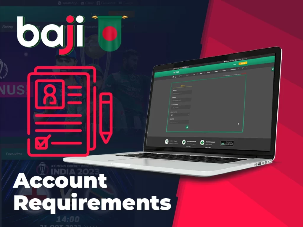 Account requirements