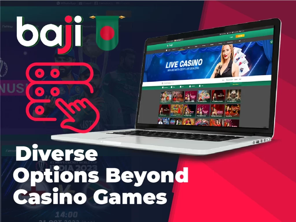 Diverse options beyond casino games
