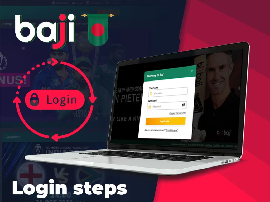 Login steps